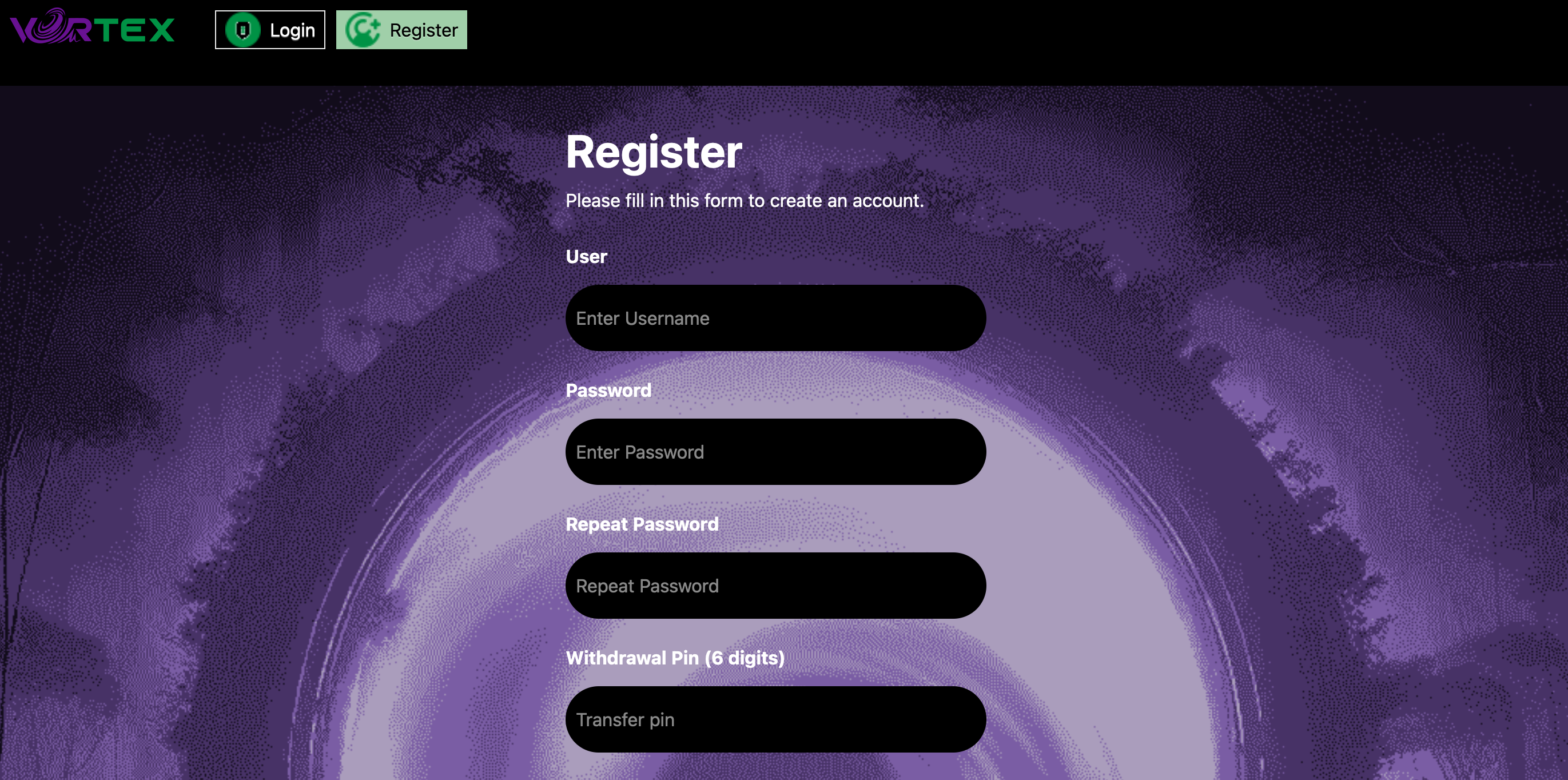 Register Vortex Darknet